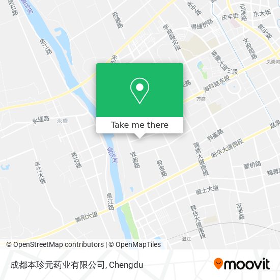 成都本珍元药业有限公司 map