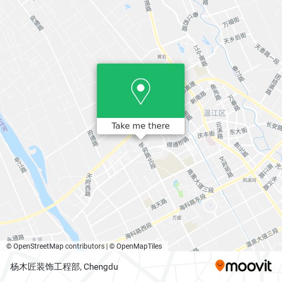 杨木匠装饰工程部 map