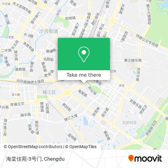 海棠佳苑-3号门 map