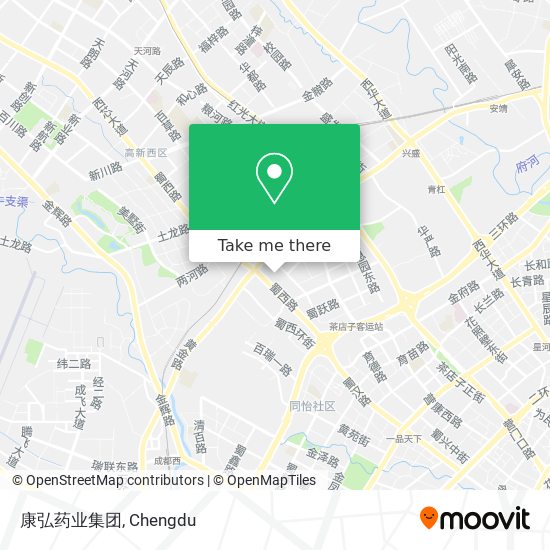 康弘药业集团 map