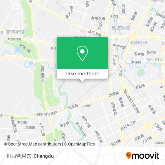 川西营村东 map