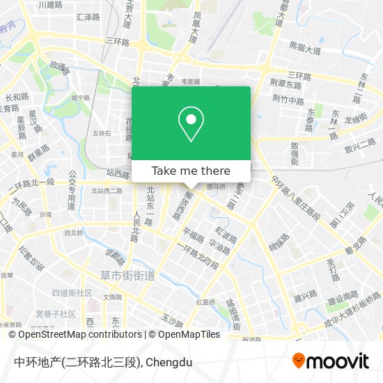 中环地产(二环路北三段) map