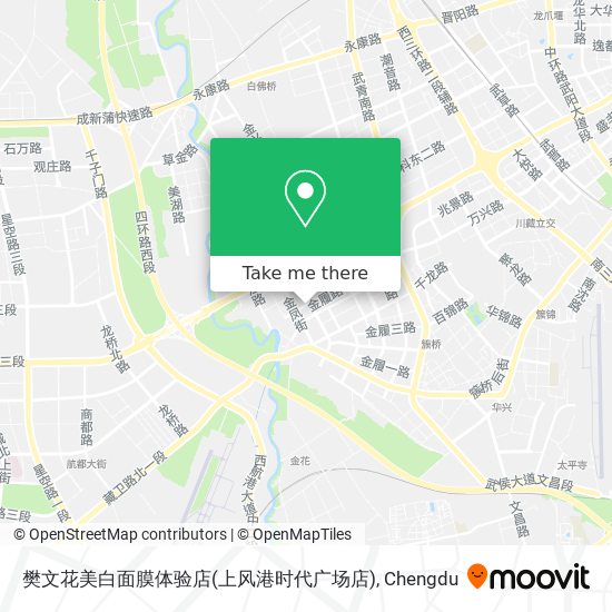 樊文花美白面膜体验店(上风港时代广场店) map