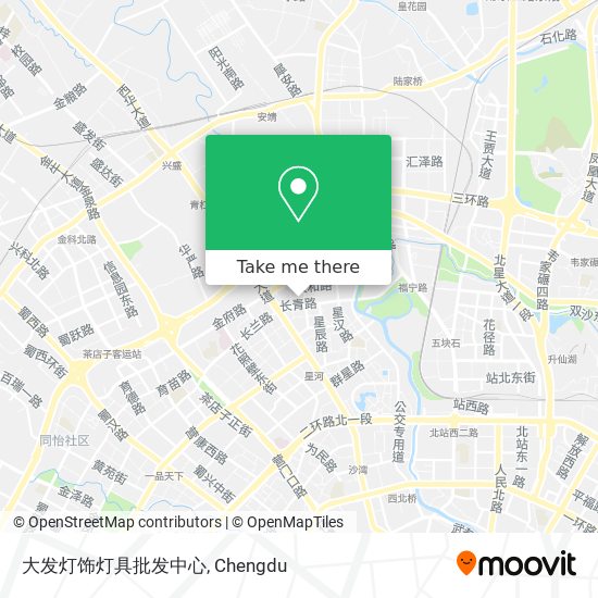 大发灯饰灯具批发中心 map
