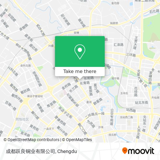 成都跃良铜业有限公司 map
