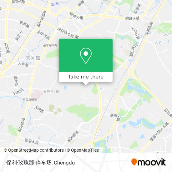 保利·玫瑰郡-停车场 map