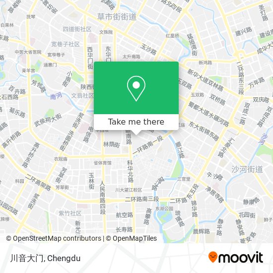 川音大门 map