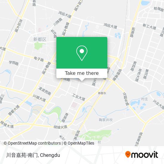 川音嘉苑-南门 map