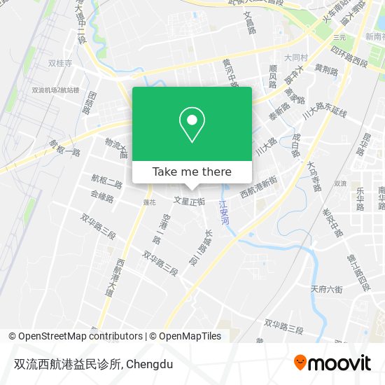 双流西航港益民诊所 map