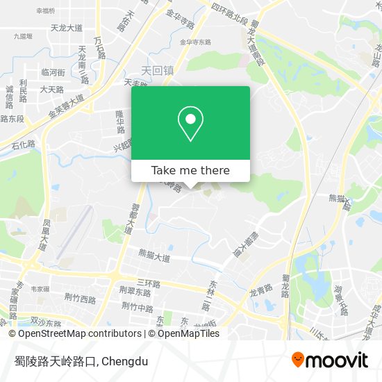 蜀陵路天岭路口 map