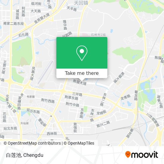 白莲池 map