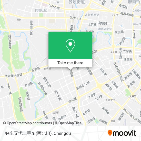 好车无忧二手车(西北门) map