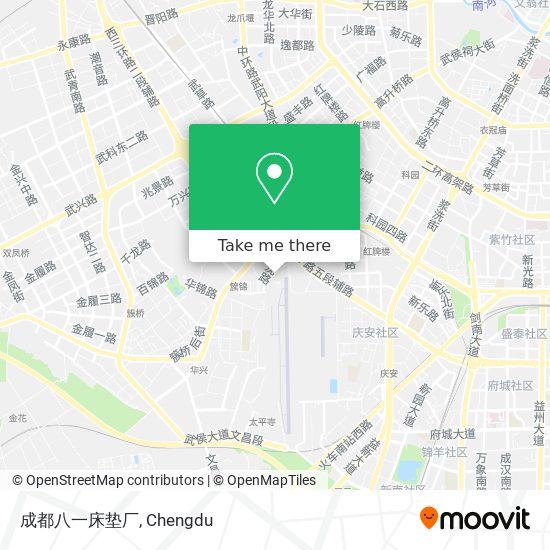 成都八一床垫厂 map
