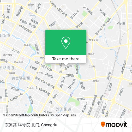 东篱路14号院-北门 map