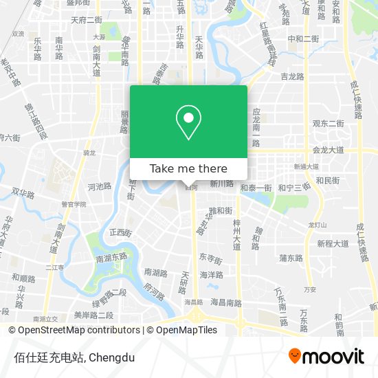 佰仕廷充电站 map