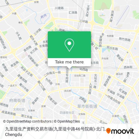 九里堤生产资料交易市场(九里堤中路46号院南)-北门 map