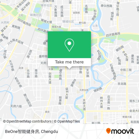 BeOne智能健身房 map