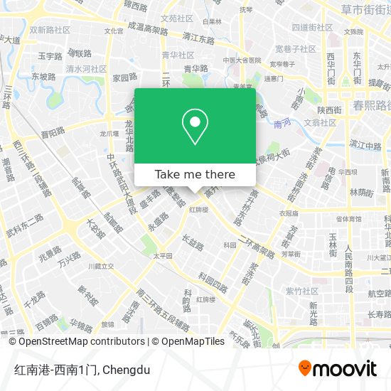 红南港-西南1门 map