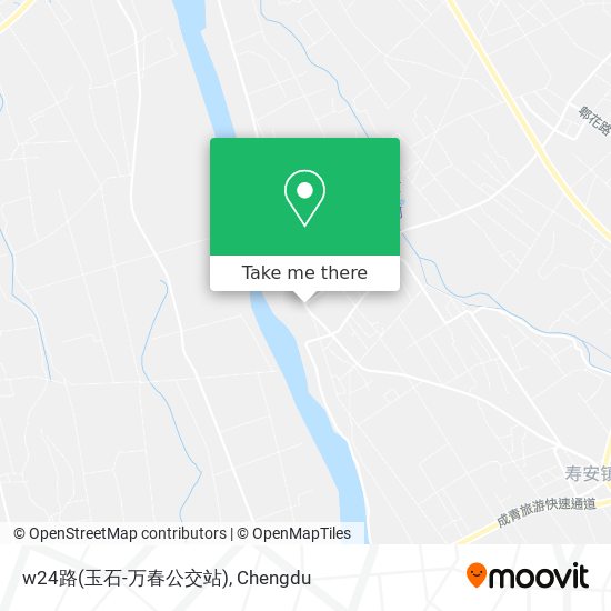 w24路(玉石-万春公交站) map