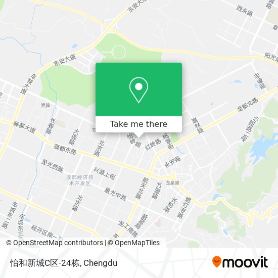 怡和新城C区-24栋 map