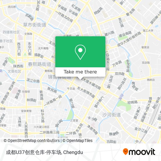 成都U37创意仓库-停车场 map