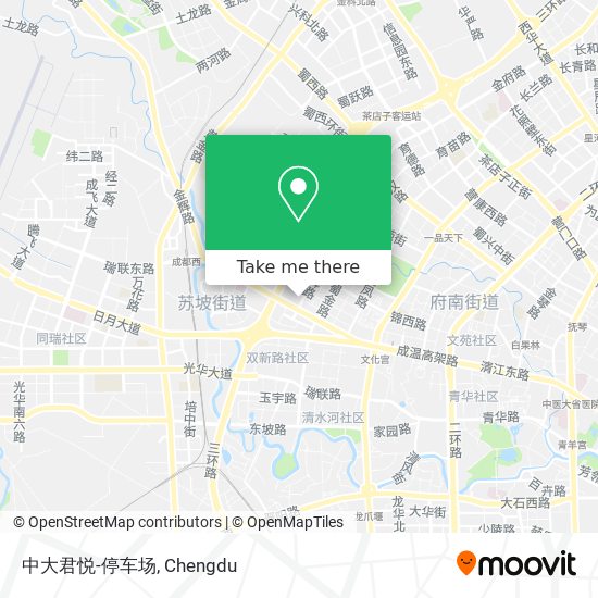 中大君悦-停车场 map