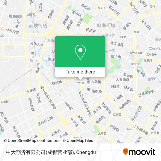 中大期货有限公司(成都营业部) map