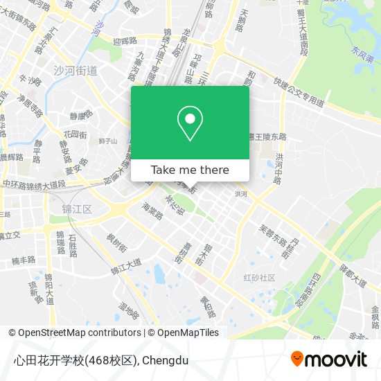 心田花开学校(468校区) map