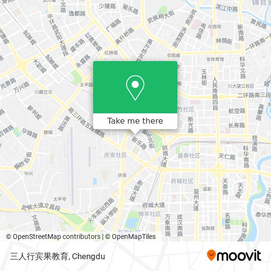 三人行宾果教育 map