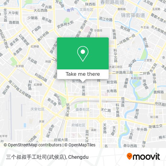 三个叔叔手工吐司(武侯店) map