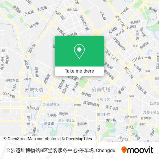 金沙遗址博物馆B区游客服务中心-停车场 map