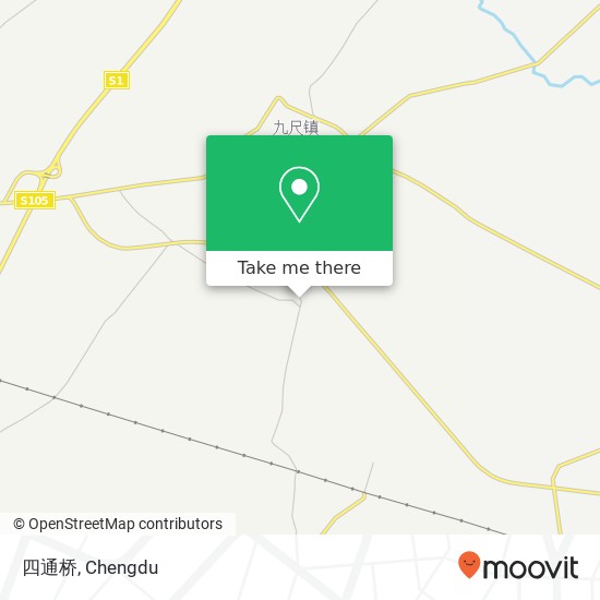 四通桥 map