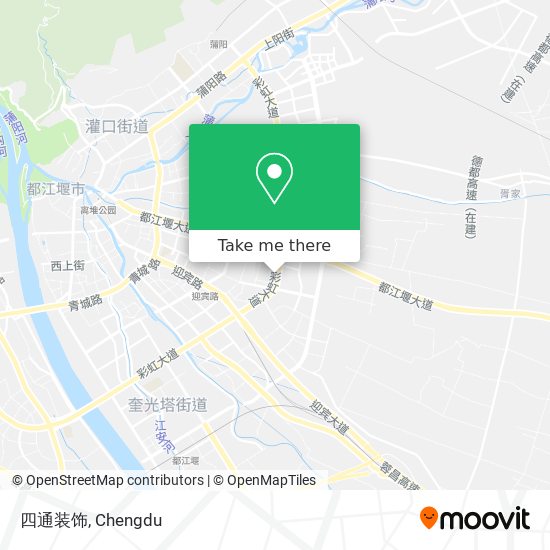 四通装饰 map