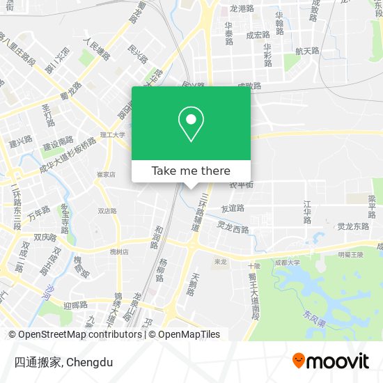 四通搬家 map