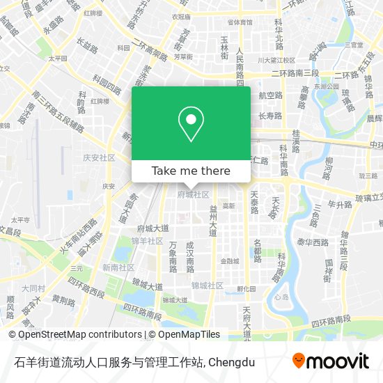 石羊街道流动人口服务与管理工作站 map