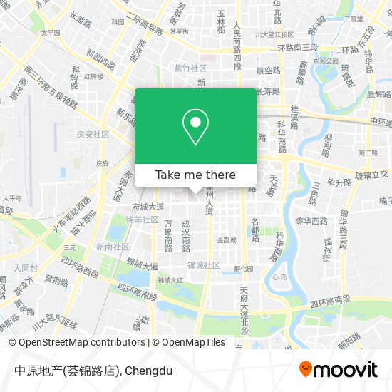 中原地产(荟锦路店) map