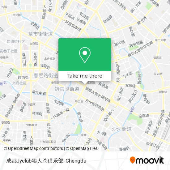 成都Jyclub狼人杀俱乐部 map