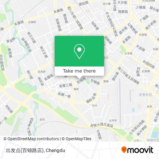 出发点(百锦路店) map