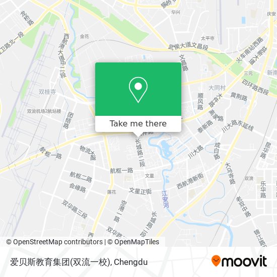 爱贝斯教育集团(双流一校) map