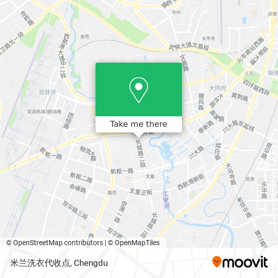 米兰洗衣代收点 map