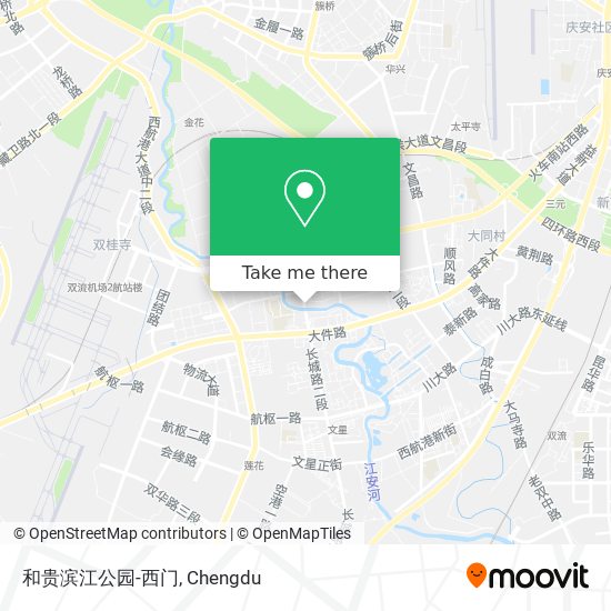 和贵滨江公园-西门 map