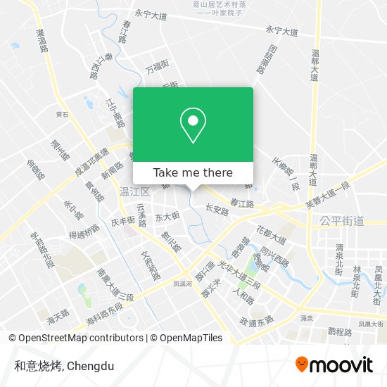 和意烧烤 map
