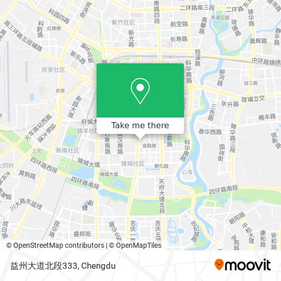 益州大道北段333 map