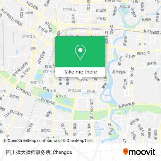 四川律大律师事务所 map