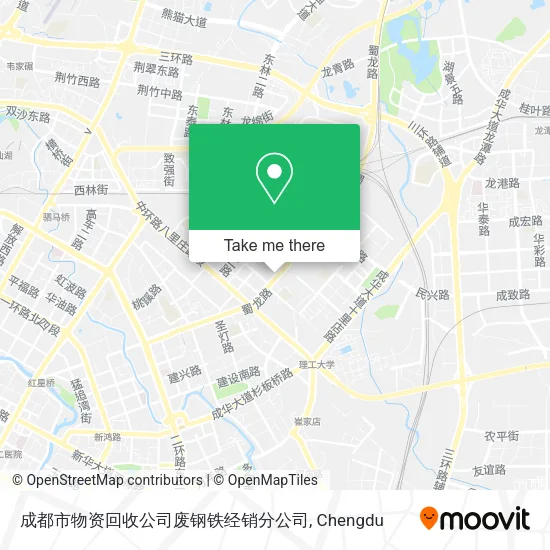 成都市物资回收公司废钢铁经销分公司 map