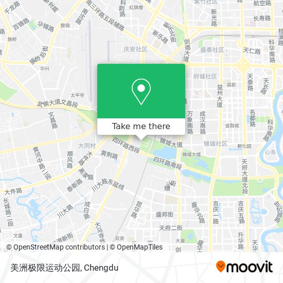 美洲极限运动公园 map