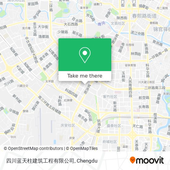 四川蓝天柱建筑工程有限公司 map
