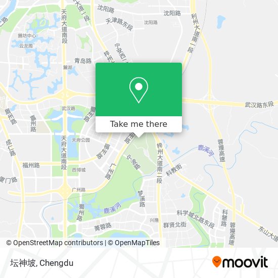 坛神坡 map
