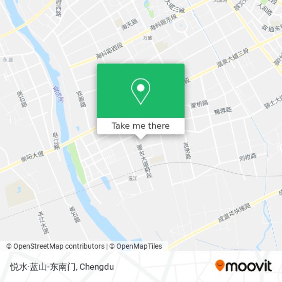 悦水·蓝山-东南门 map