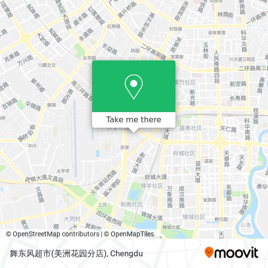 舞东风超市(美洲花园分店) map